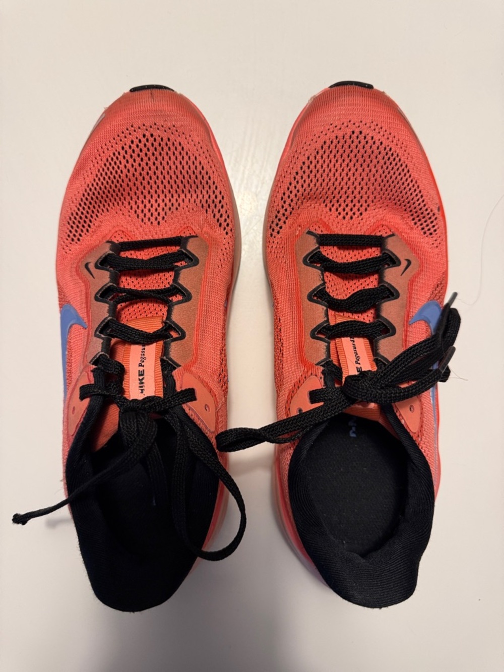 Nike Pegasus 41 Girl Coral-Blue Mesh Running Sneakers